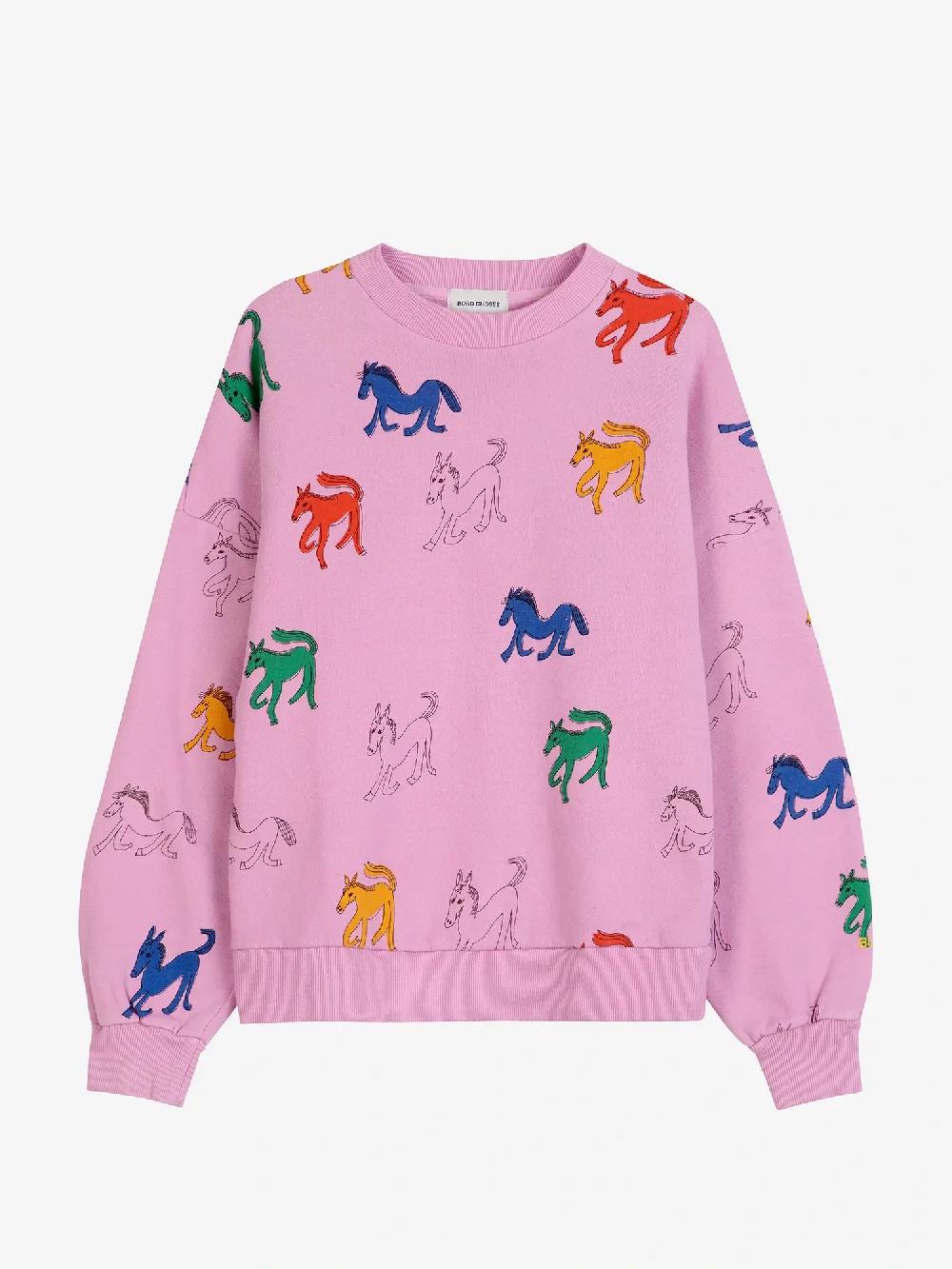 Bobo choses Wonder Horse printed sweatshirt Promoción trimestral