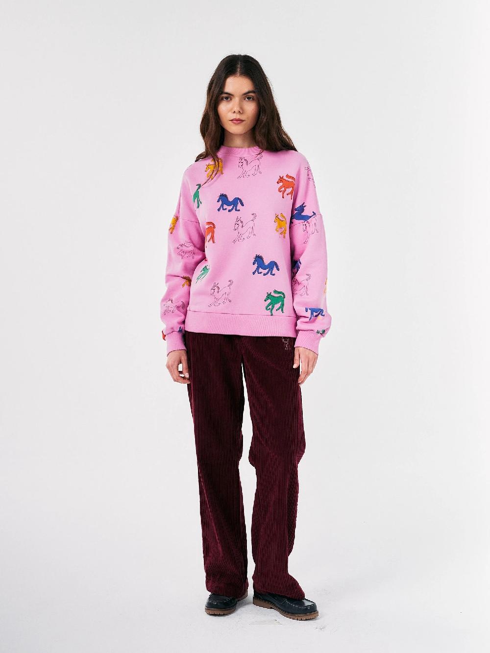 Bobo choses Wonder Horse printed sweatshirt Promoción trimestral