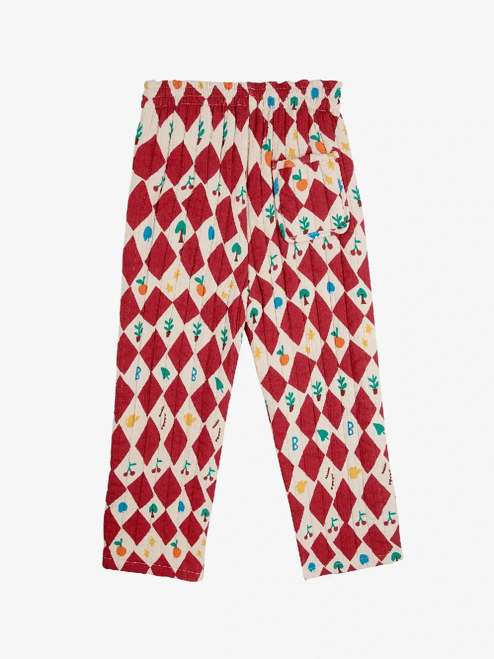 Bobo choses Harlequin all over quilted pants Grandes descuentos