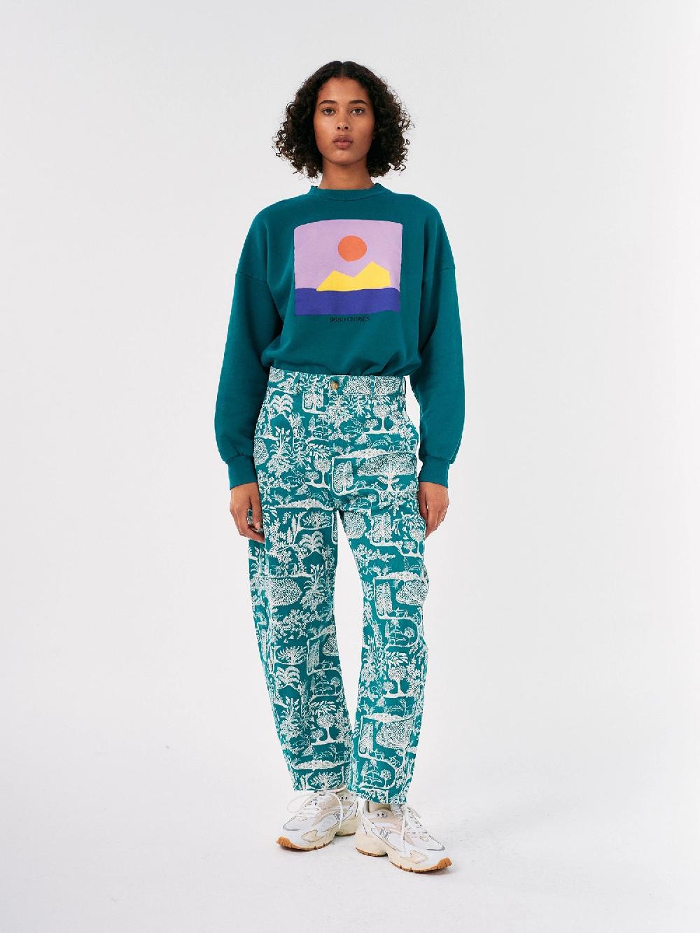 Bobo choses Wonderland printed long tapered pants