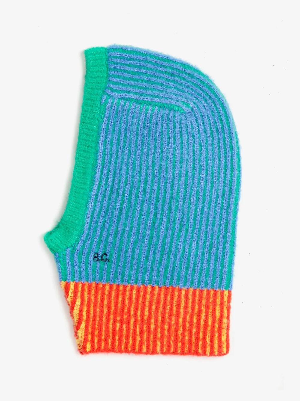 Bobo choses Color stripes knitted balaclava