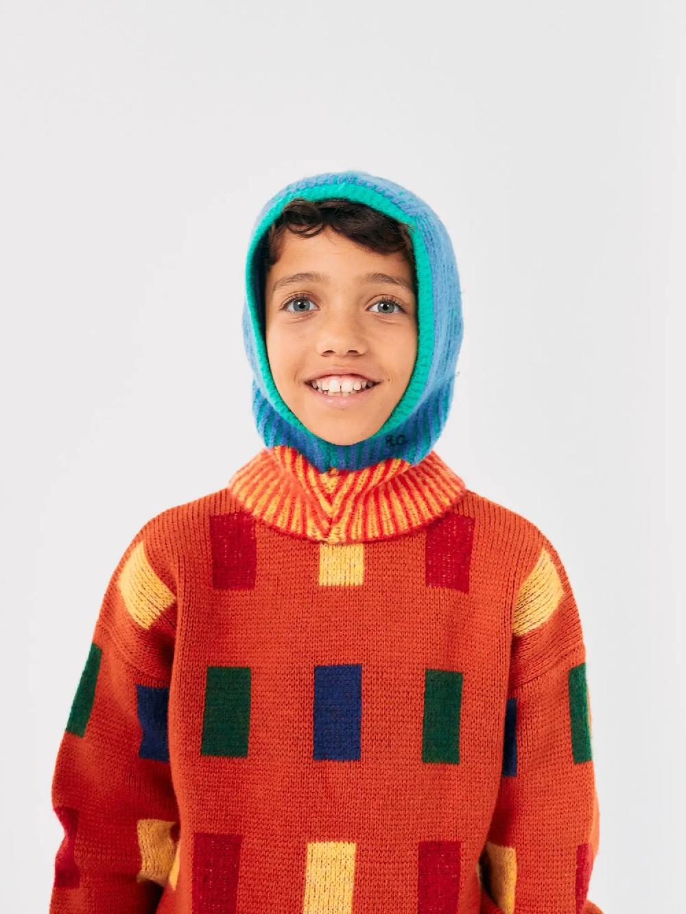 Bobo choses Color stripes knitted balaclava Ofertas de temporada