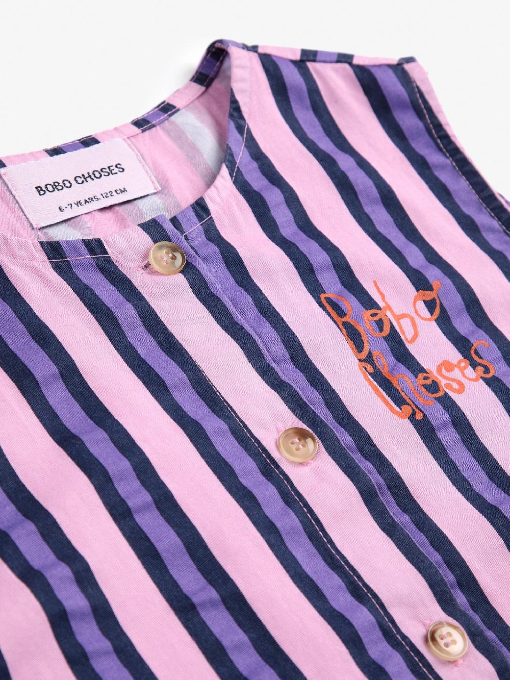 Bobo choses Stripes all over sleevless shirt Outlet