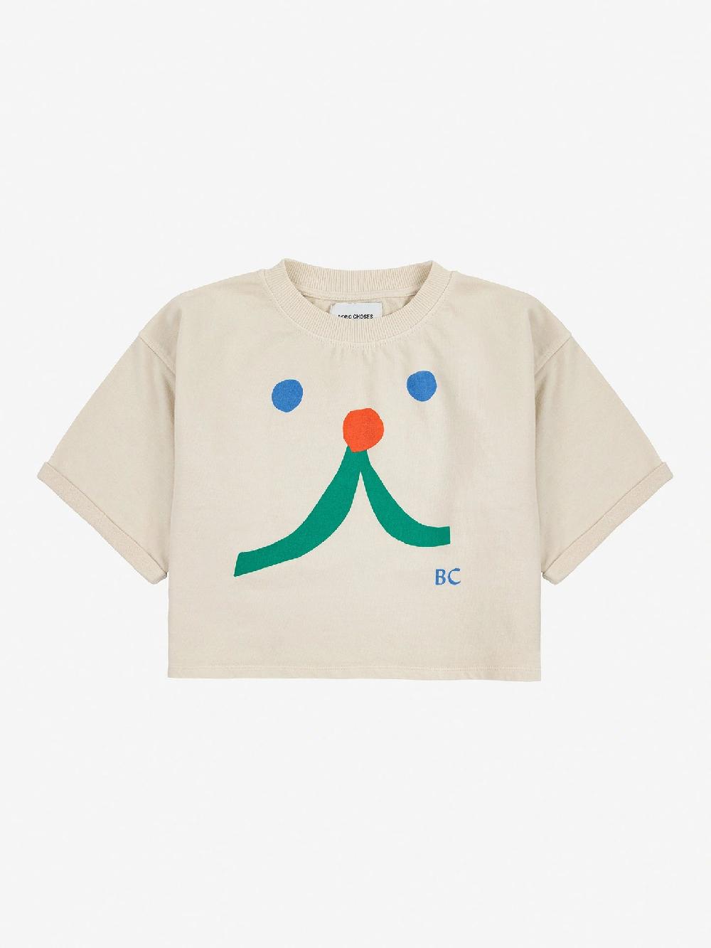 Bobo choses Funny face short sleeve sweatshirt Ofertas
