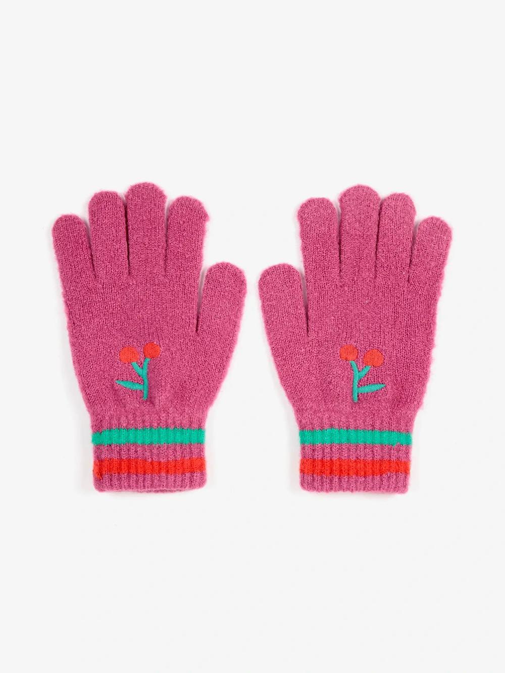 Bobo choses Cherry knitted gloves Tienda