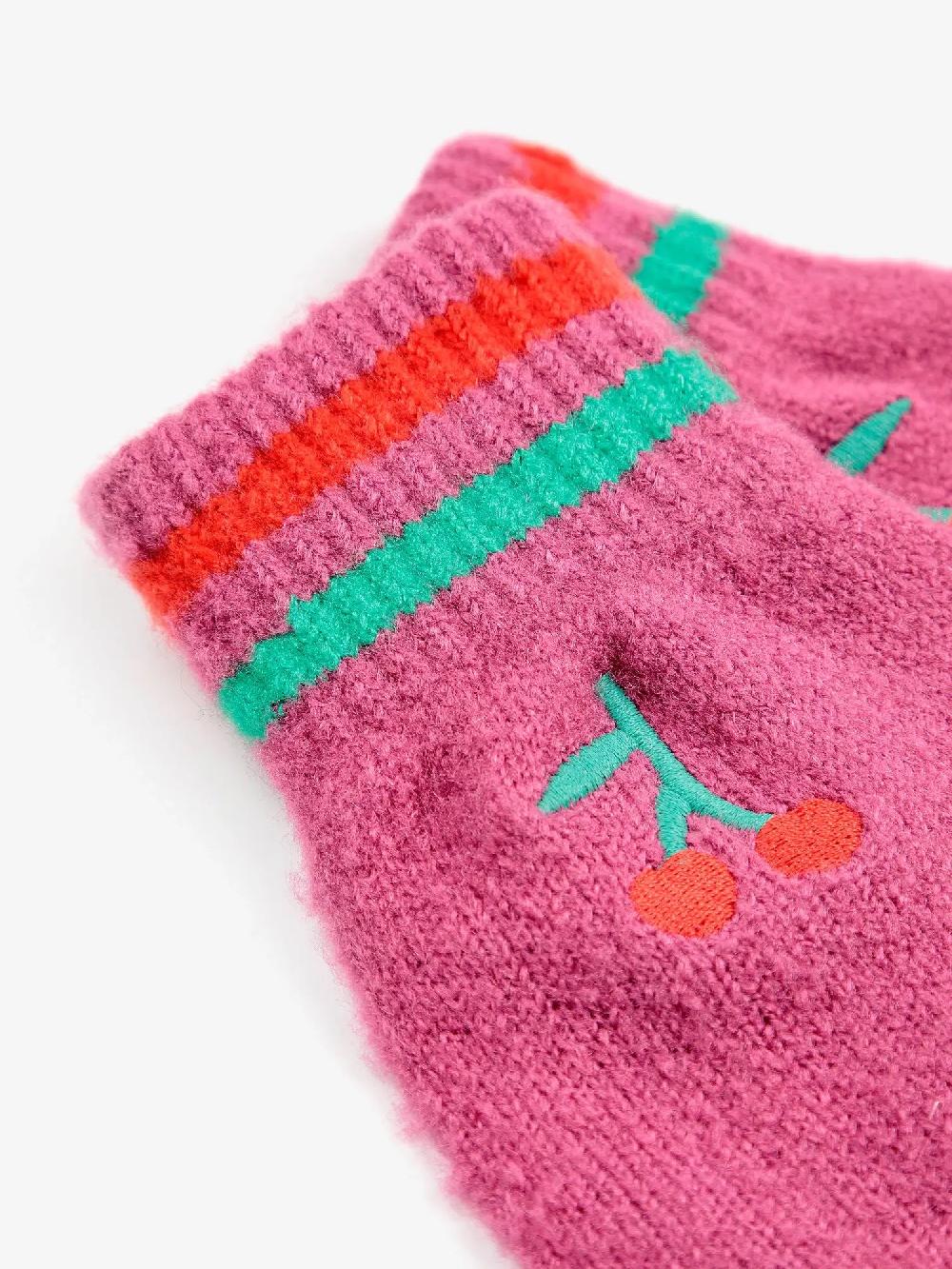 Bobo choses Cherry knitted gloves Tienda