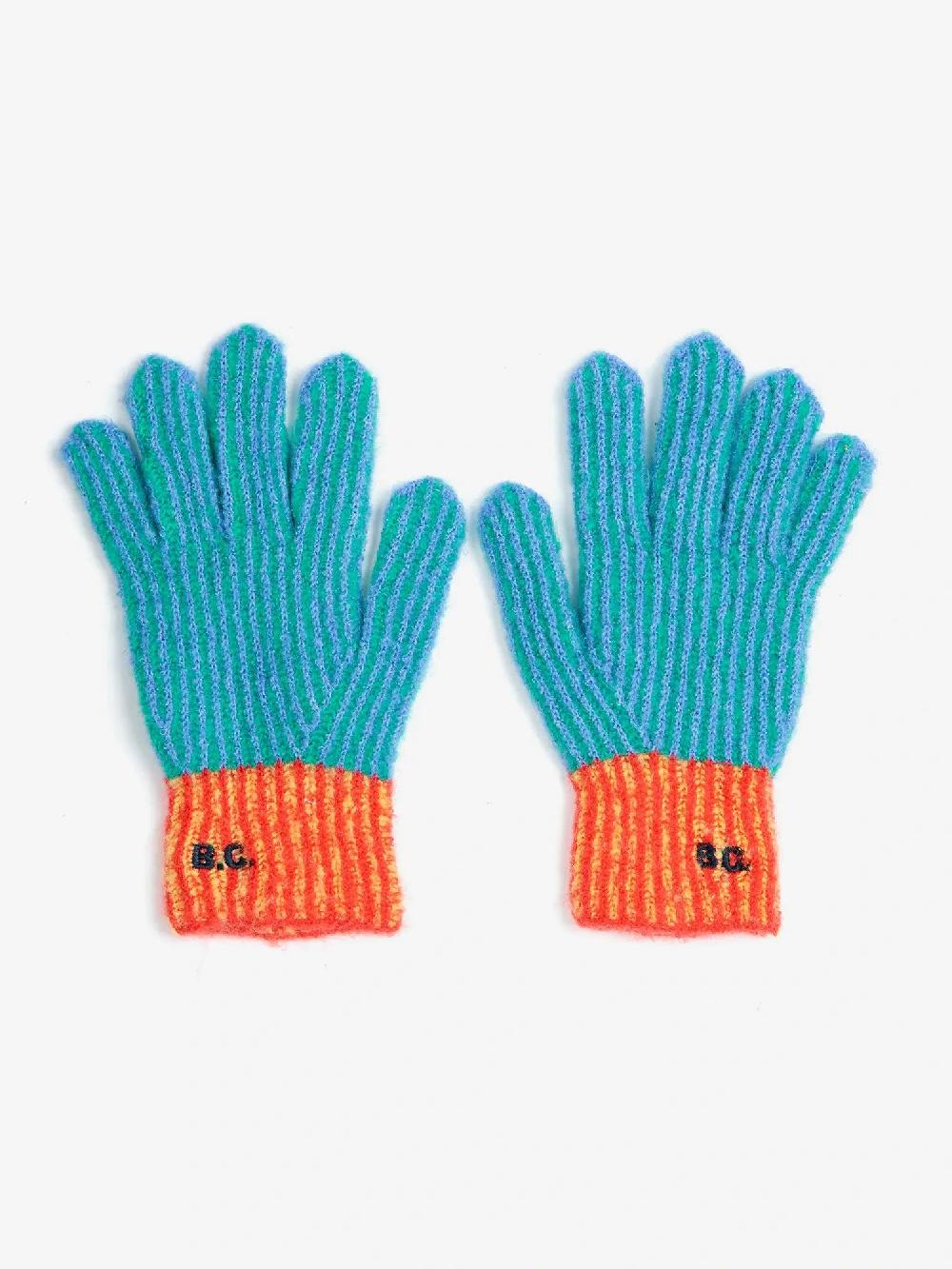 Bobo choses Color Stripes knitted gloves Mejor oferta