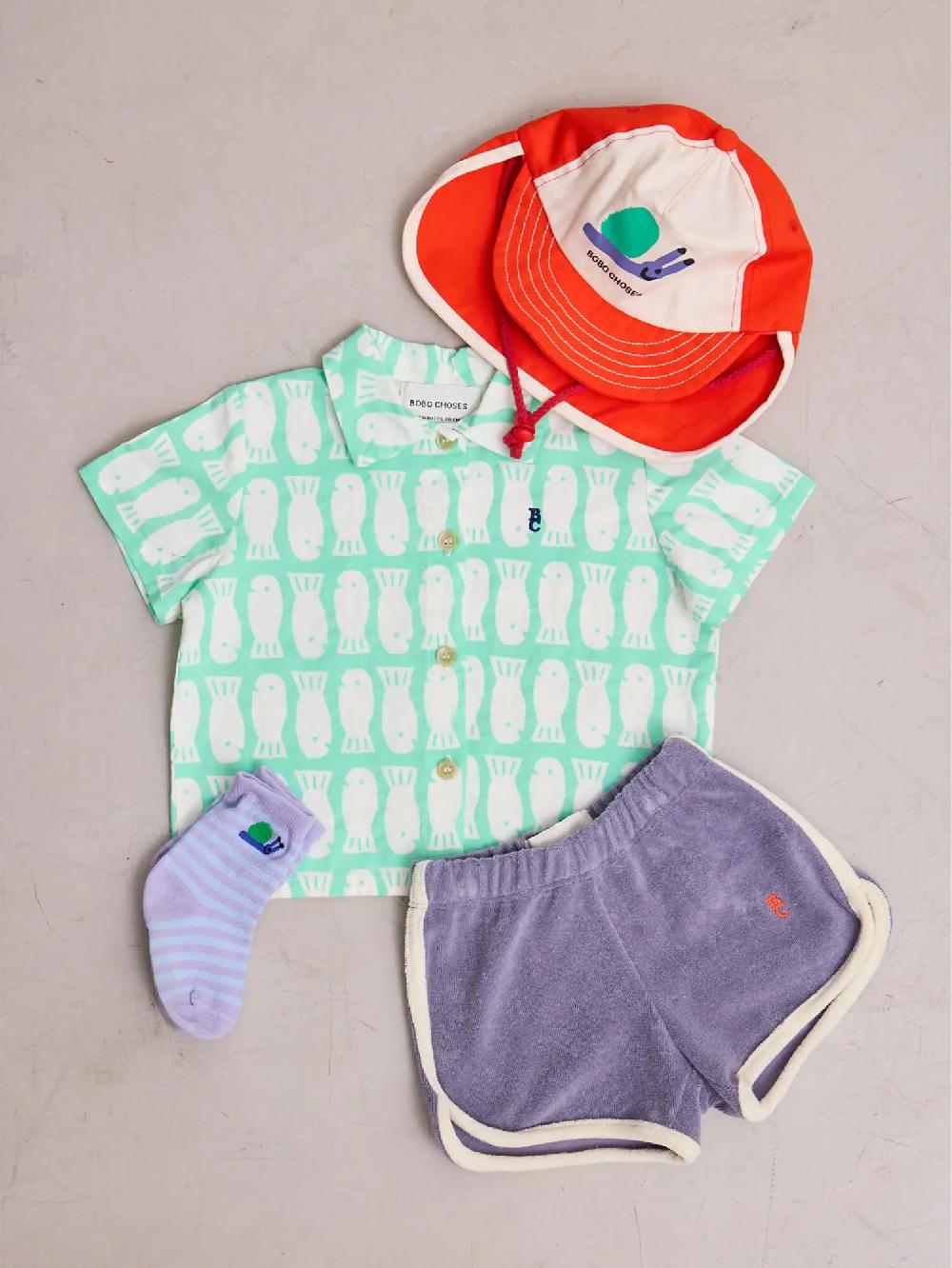 Bobo choses Funny Snail short socks Promoción por tiempo limitado