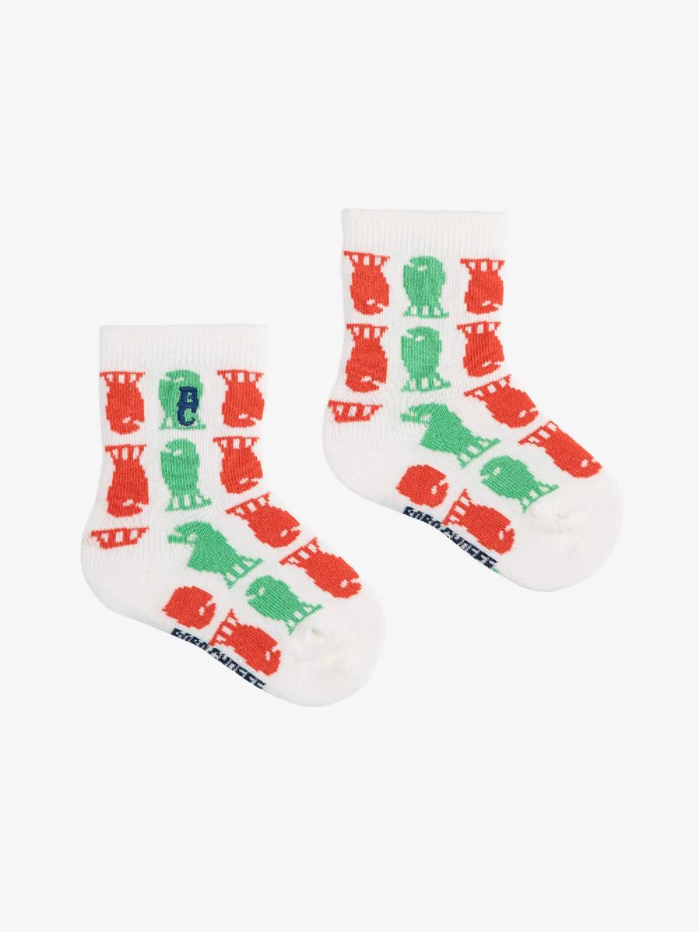 Bobo choses Lucky Fish all over short socks Solo hoy