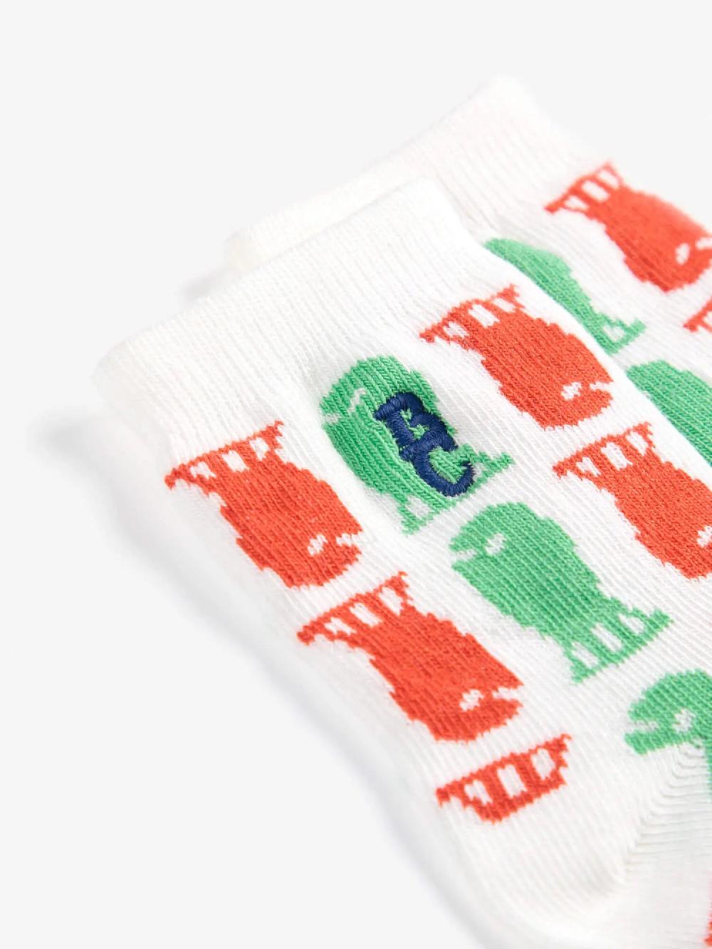 Bobo choses Lucky Fish all over short socks Solo hoy