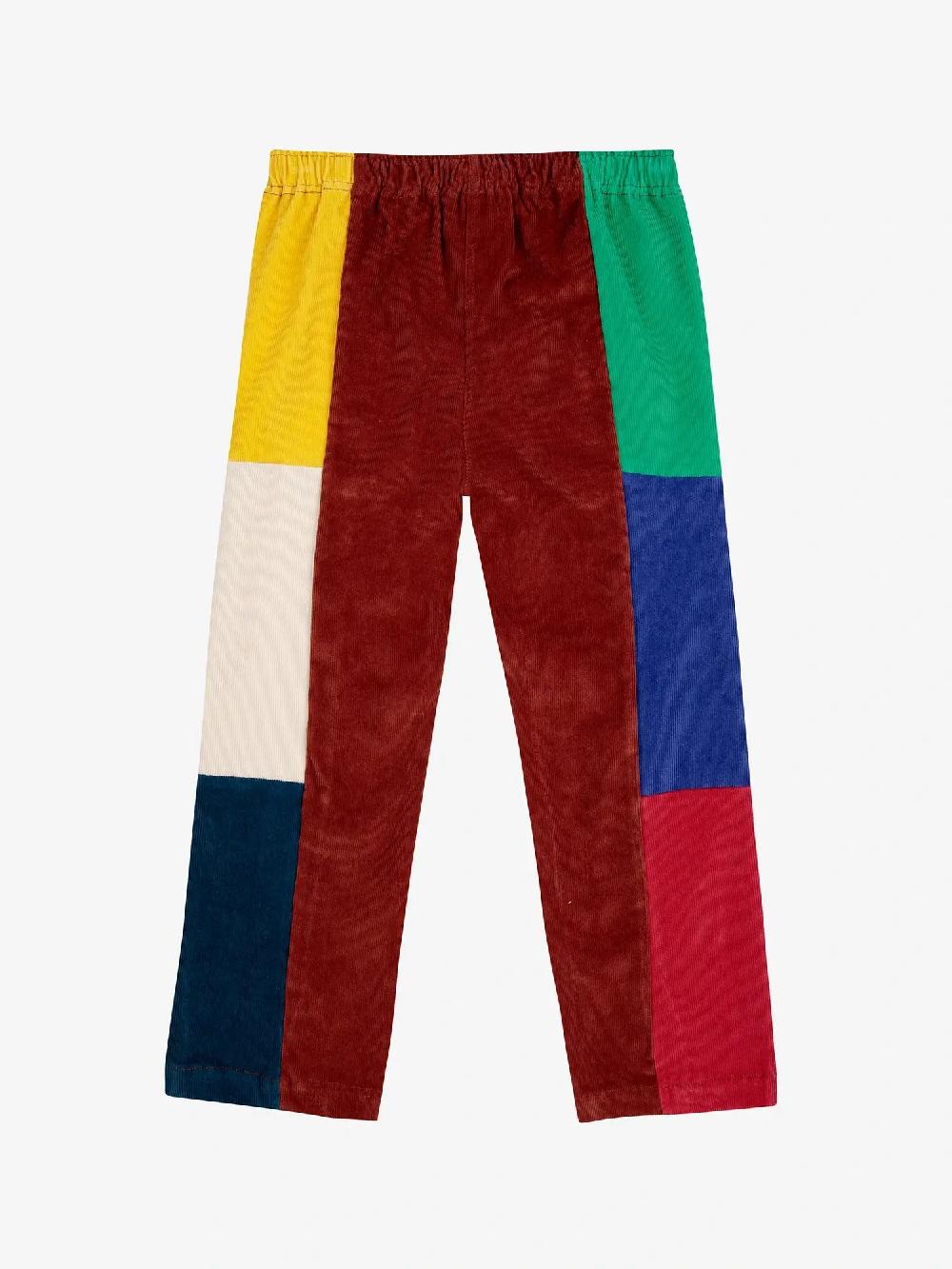 Bobo choses Bobo Choses color block corduroy straight pants Solo queda un día