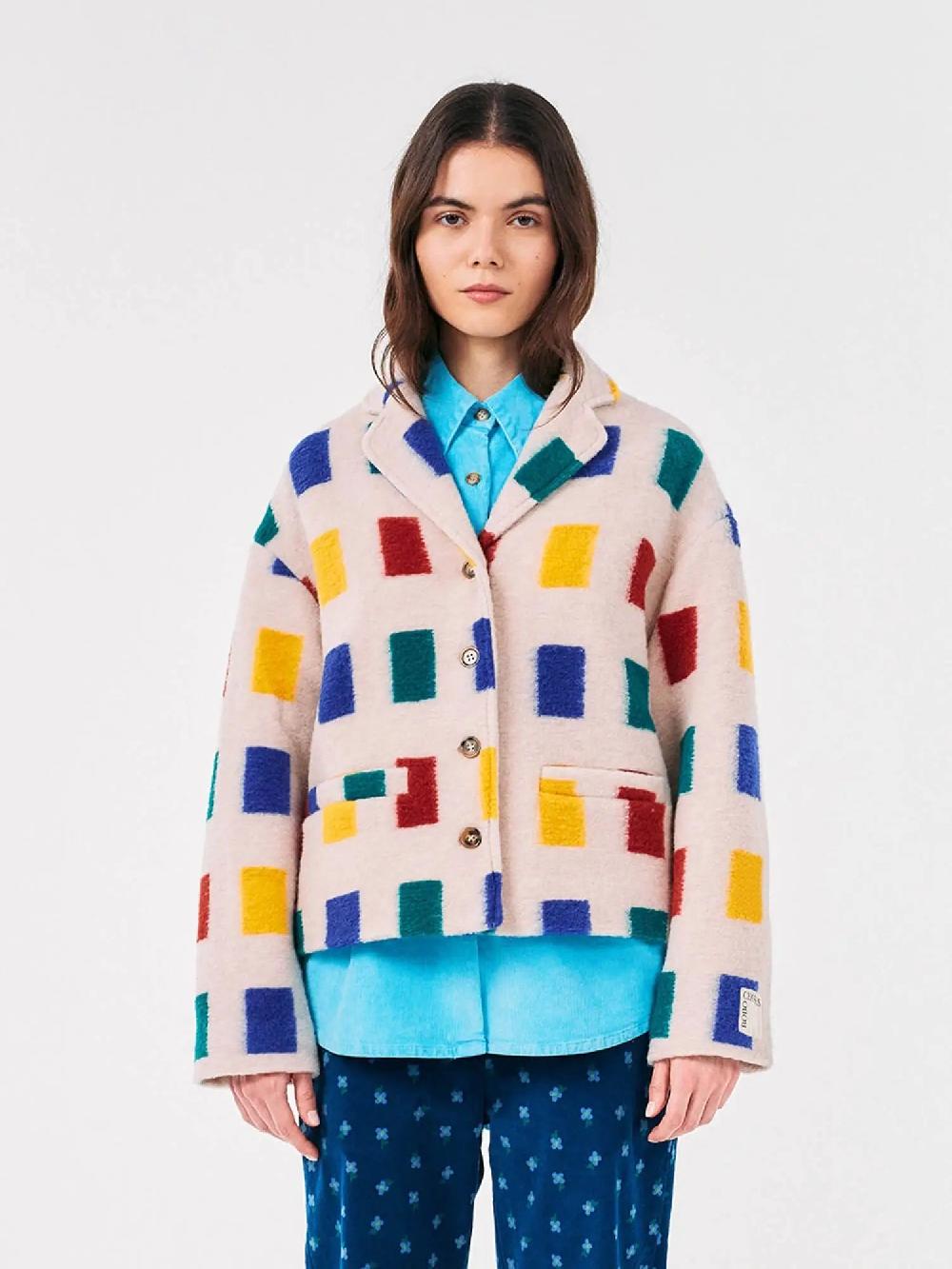 Bobo choses Color game print jacquard single breasted jacket Limitado a 3 días