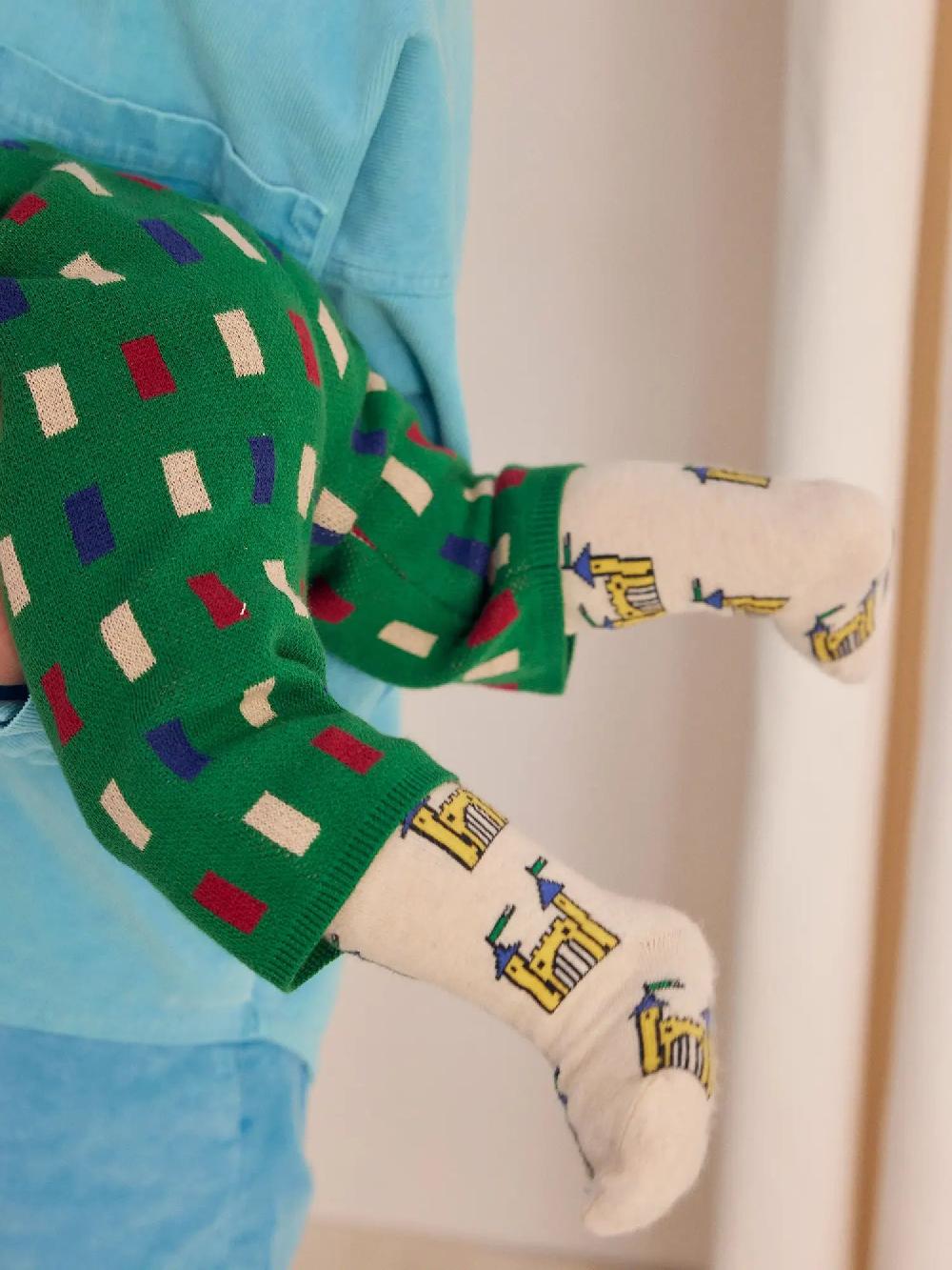 Bobo choses Faraway Castle all over long socks Libre de impuestos