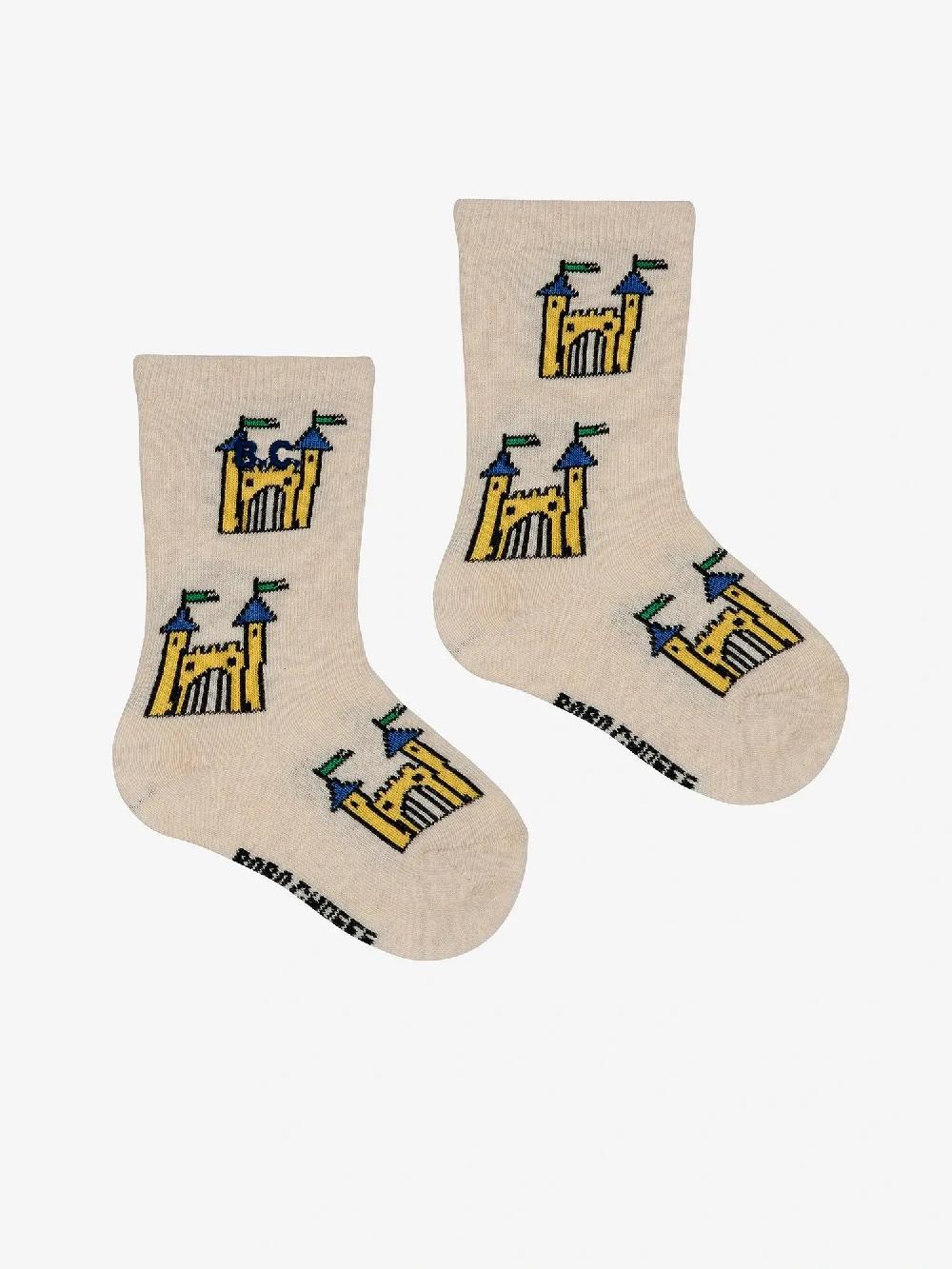 Bobo choses Faraway Castle all over long socks Libre de impuestos