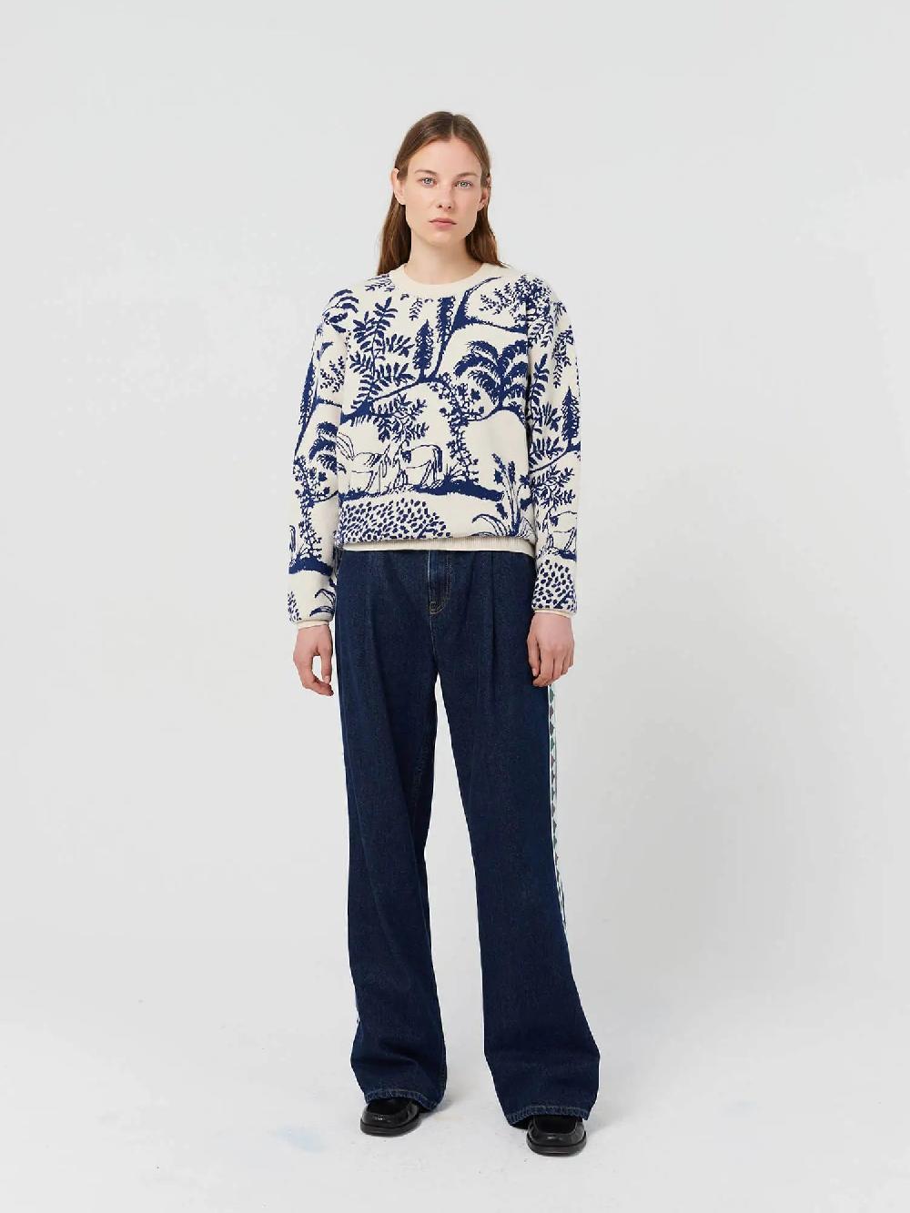 Bobo choses Wonderland jacqueard straight fit jumper Oferta exclusiva
