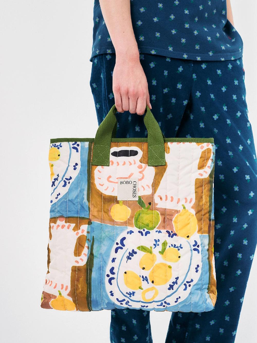 Bobo choses Abstract Tea time print quilted bag Grandes ahorros