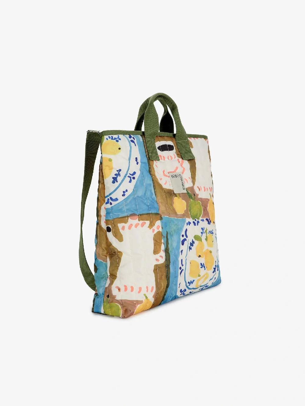 Bobo choses Abstract Tea time print quilted bag Grandes ahorros