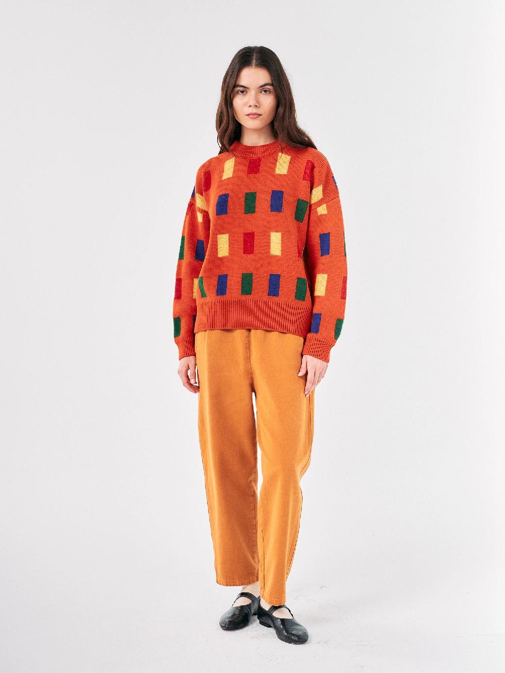 Bobo choses Color Game print jacquard jumper En línea