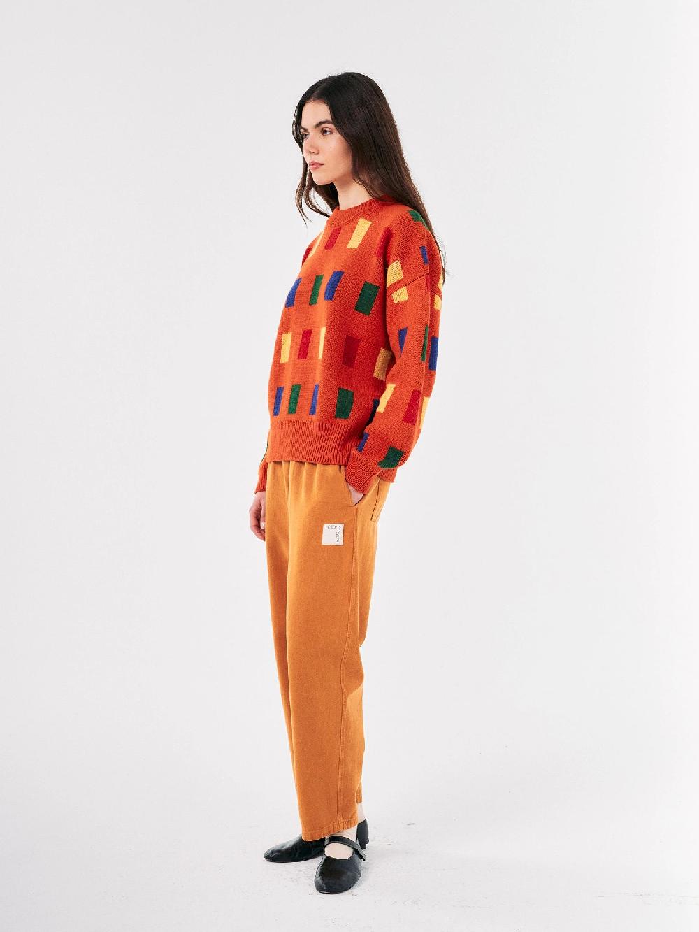 Bobo choses Color Game print jacquard jumper En línea