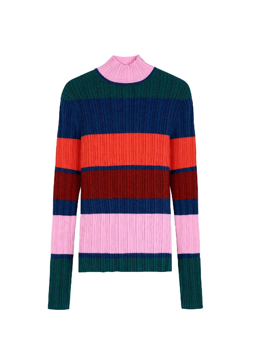 Bobo choses Multi stripes knitted turtle neck Outlet