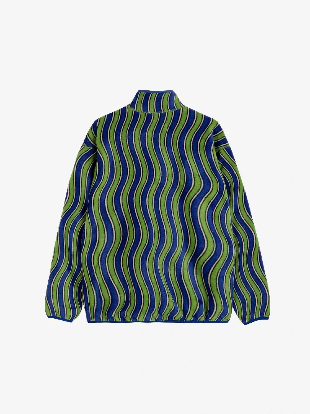 Bobo choses Multicolour Waves printed polar fleece Gran oferta