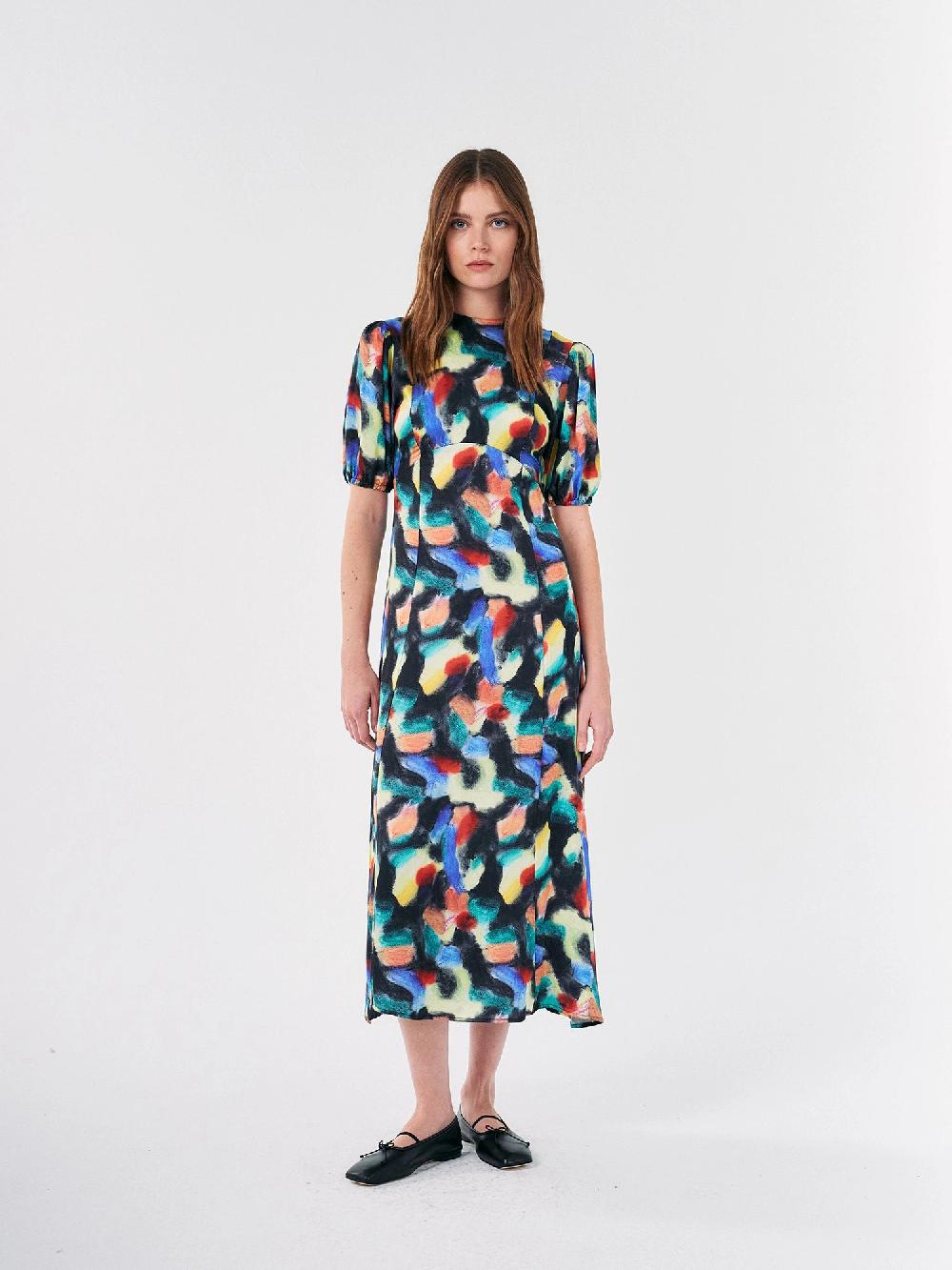 Bobo choses Fantasy World printed evase dress