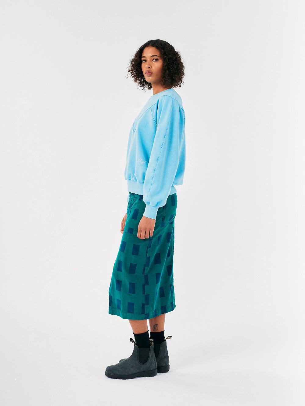Bobo choses Checked corduroy pencil skirt Descuento