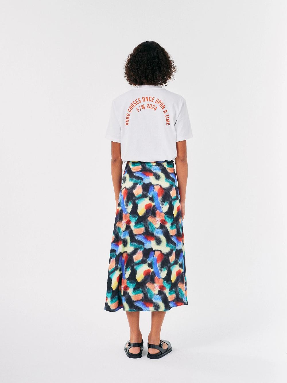 Bobo choses Fantasy World printed asymmetric midi skirt Tienda
