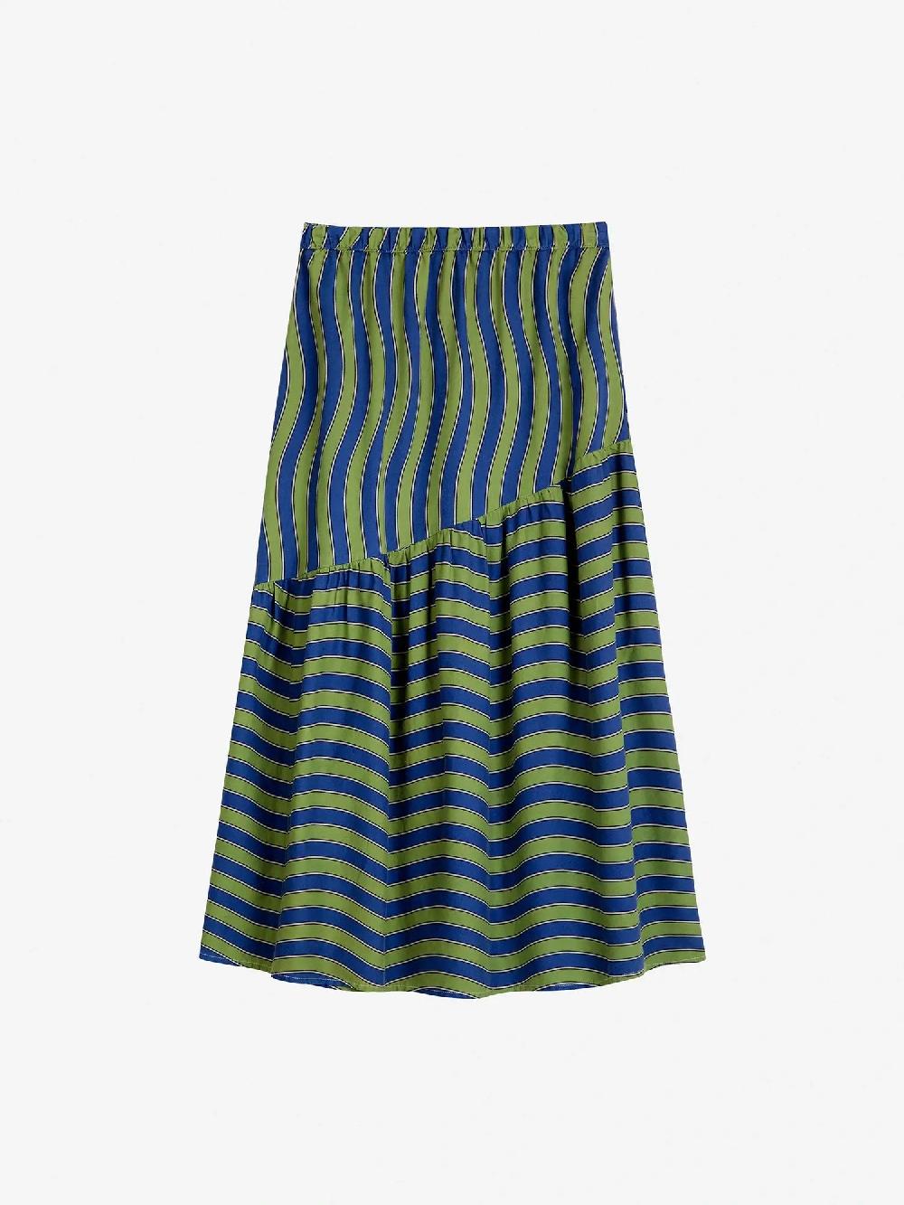 Bobo choses Multicolour Waves printed flared skirt Liquidación