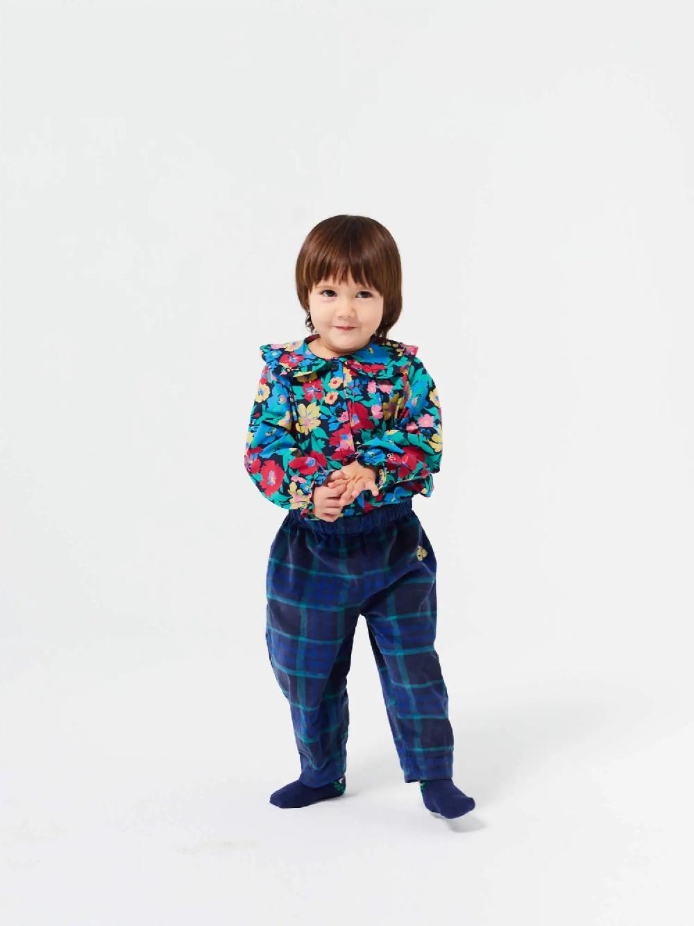 Bobo choses Check BC velvet baggy pants Mejor oferta