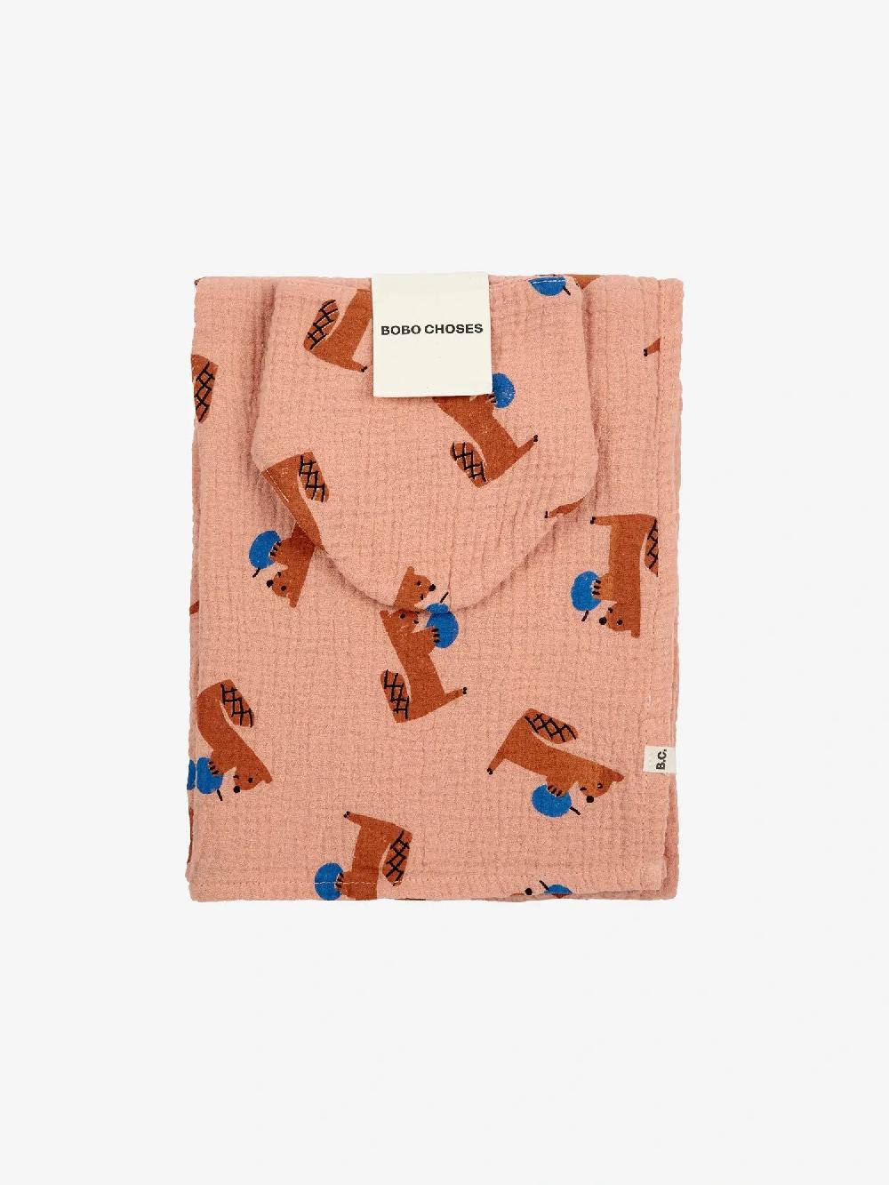 Bobo choses Hungry Squirrel muslin and bib set Oferta especial