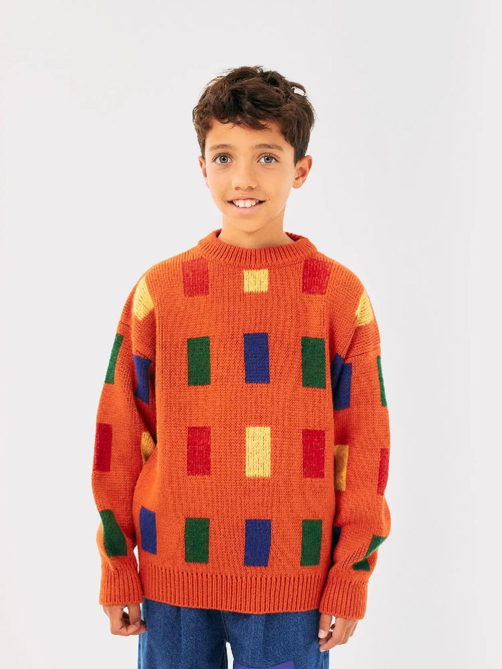 Bobo choses Color Game all over jacquard jumper Oferta exclusiva