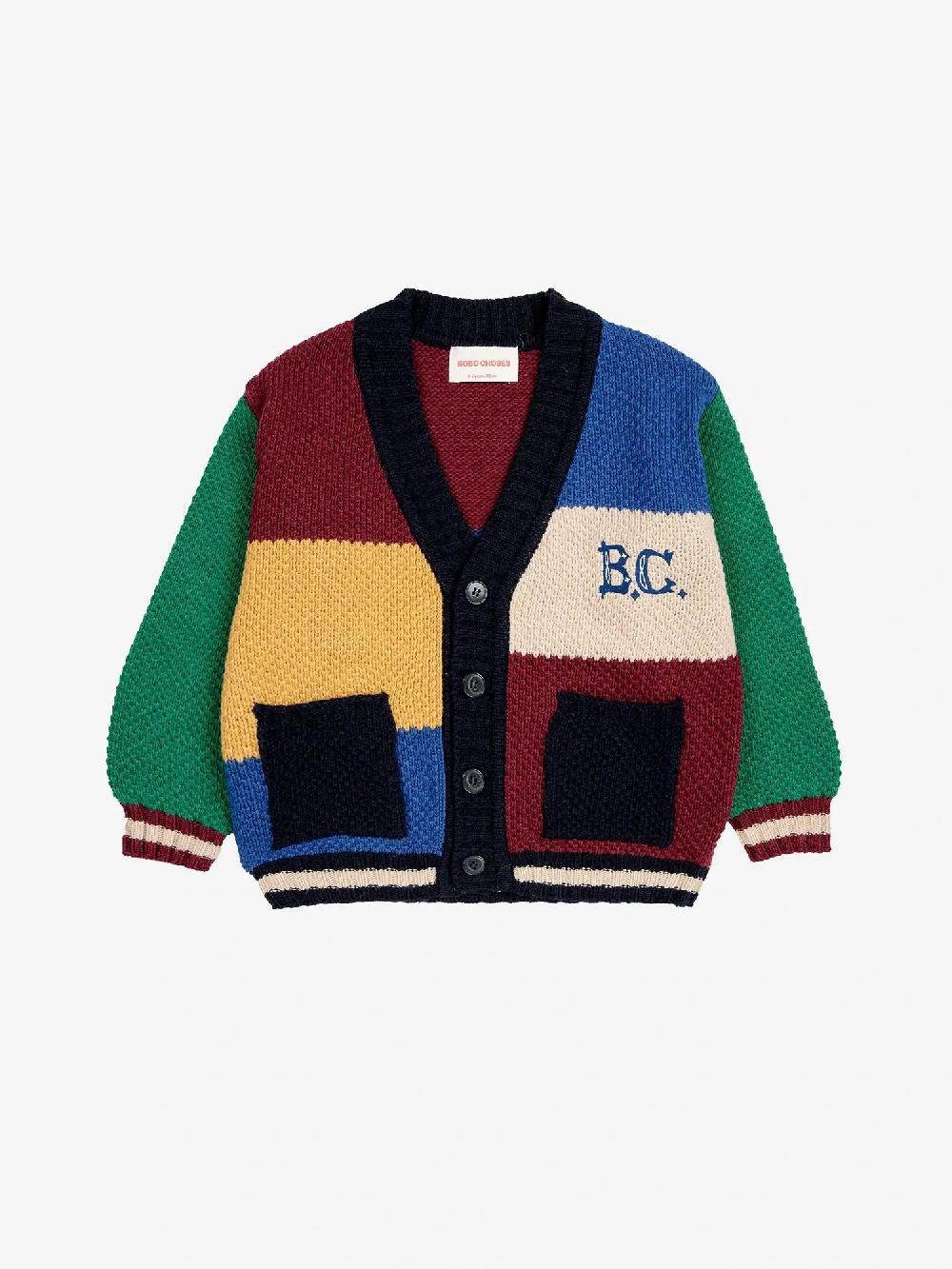 Bobo choses B.C vintage color block cardigan Última moda