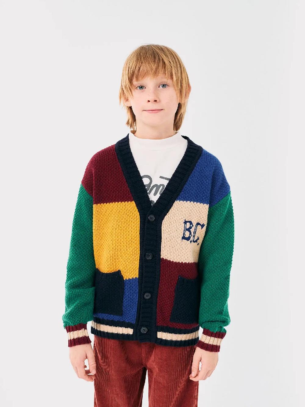 Bobo choses B.C vintage color block cardigan Última moda