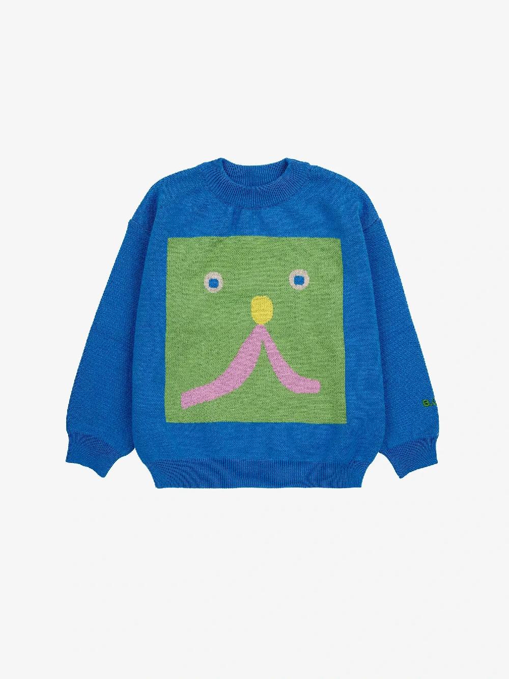 Bobo choses Funny Face jacquard jumper Grandes ahorros