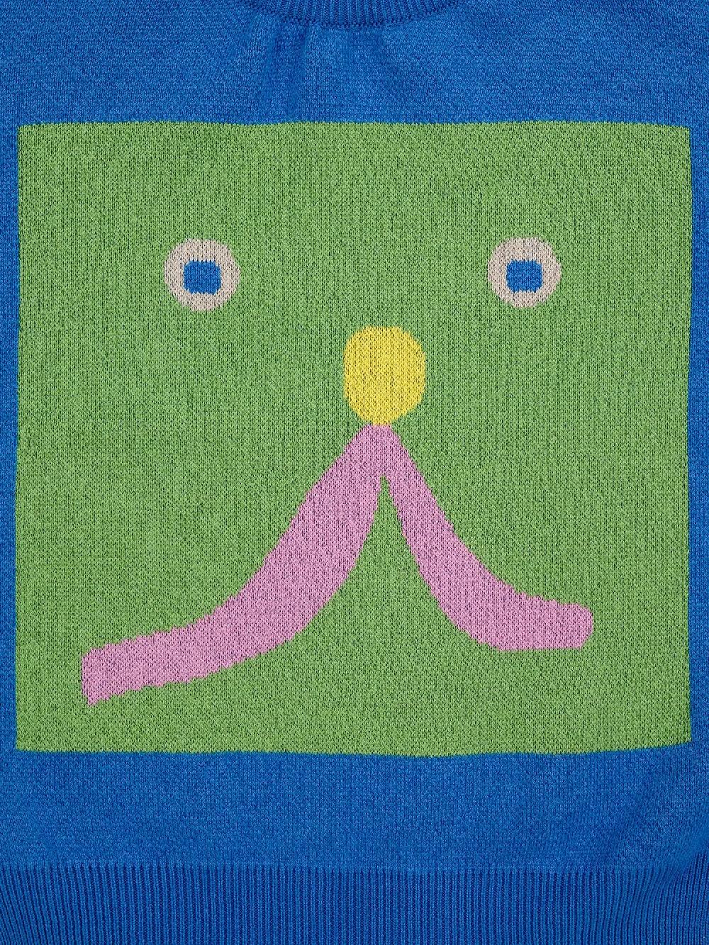 Bobo choses Funny Face jacquard jumper Grandes ahorros