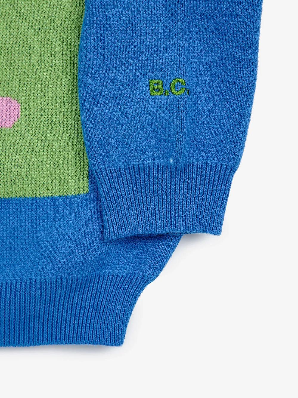 Bobo choses Funny Face jacquard jumper Grandes ahorros