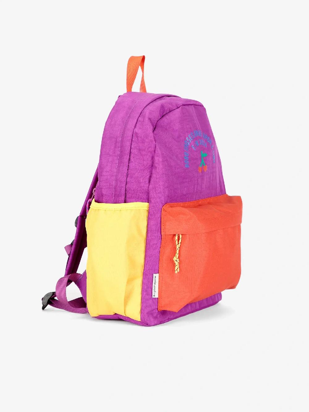 Bobo choses Bobo Cherry color block backpack Precio ultrabajo