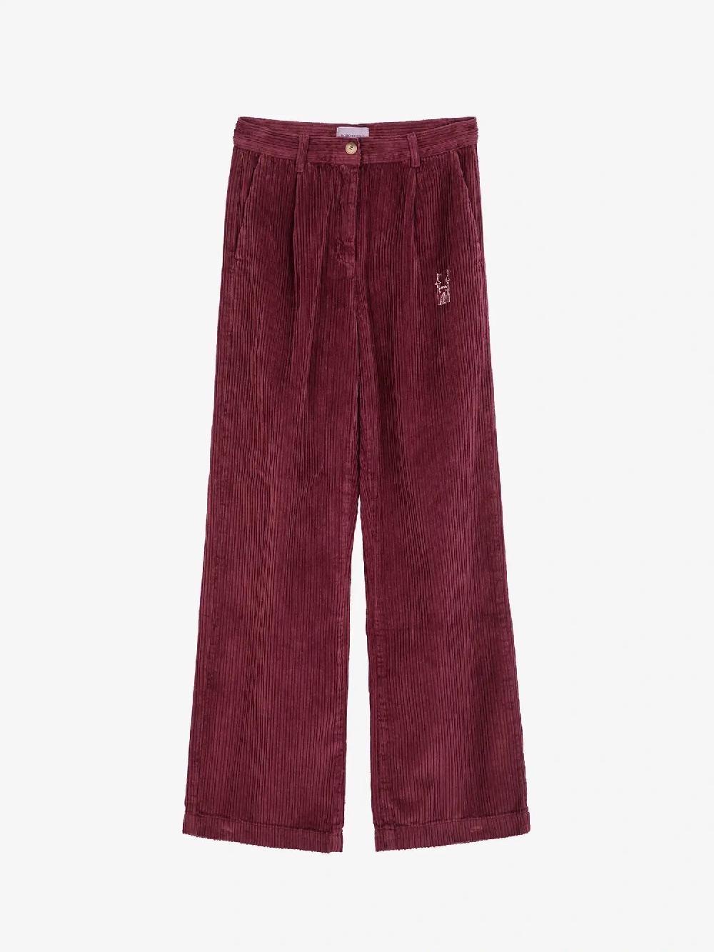 Bobo choses Faraway Castle pleated corduroy pants En oferta