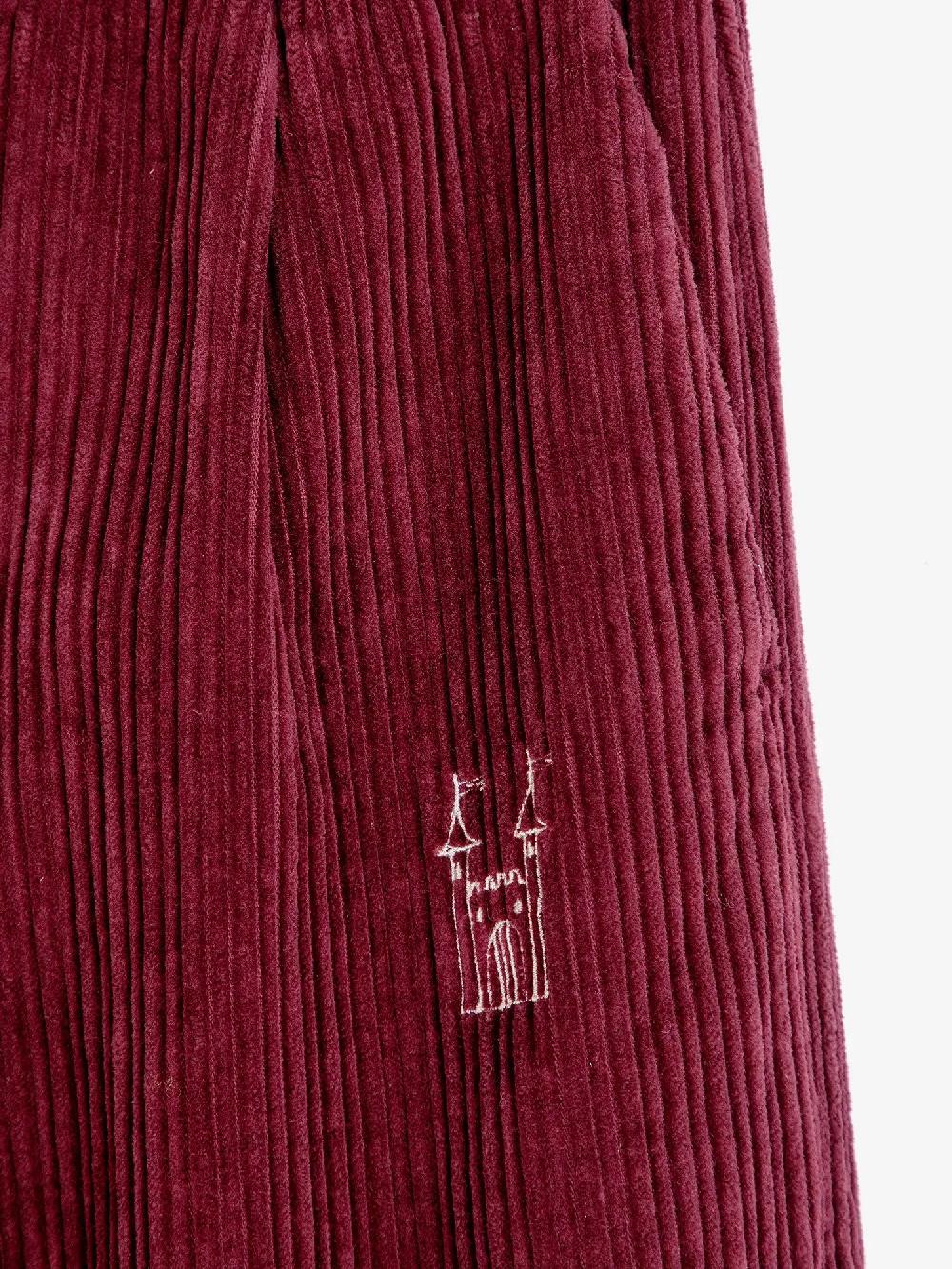 Bobo choses Faraway Castle pleated corduroy pants En oferta