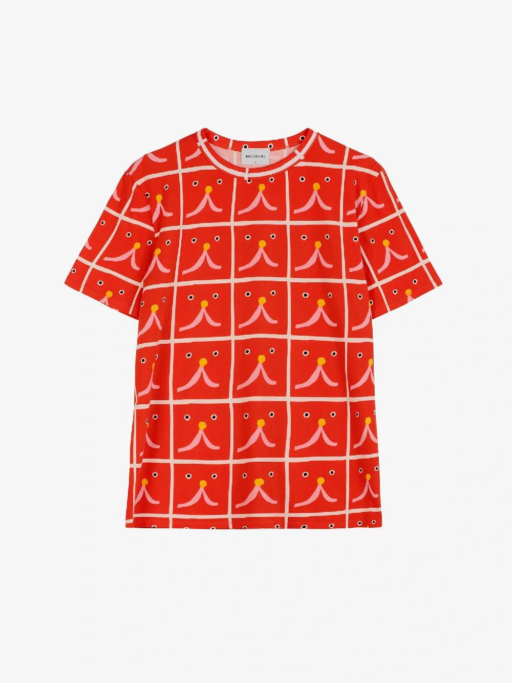 Bobo choses Abstract Cat Smile printed T-shirt Rebajas online
