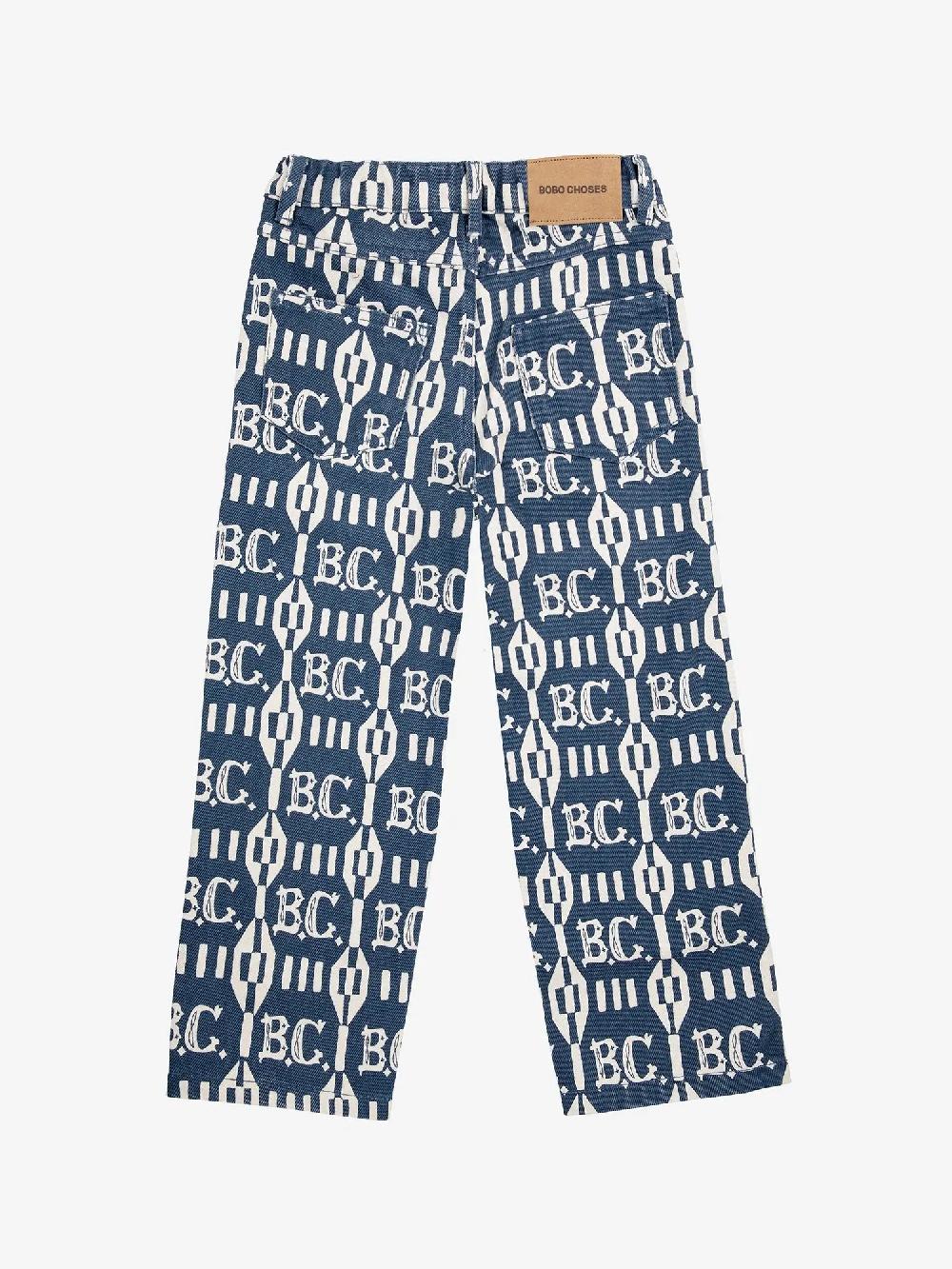 Bobo choses B.C Vintage all over five pockets straight pants ÚLTIMAS EDICIONES