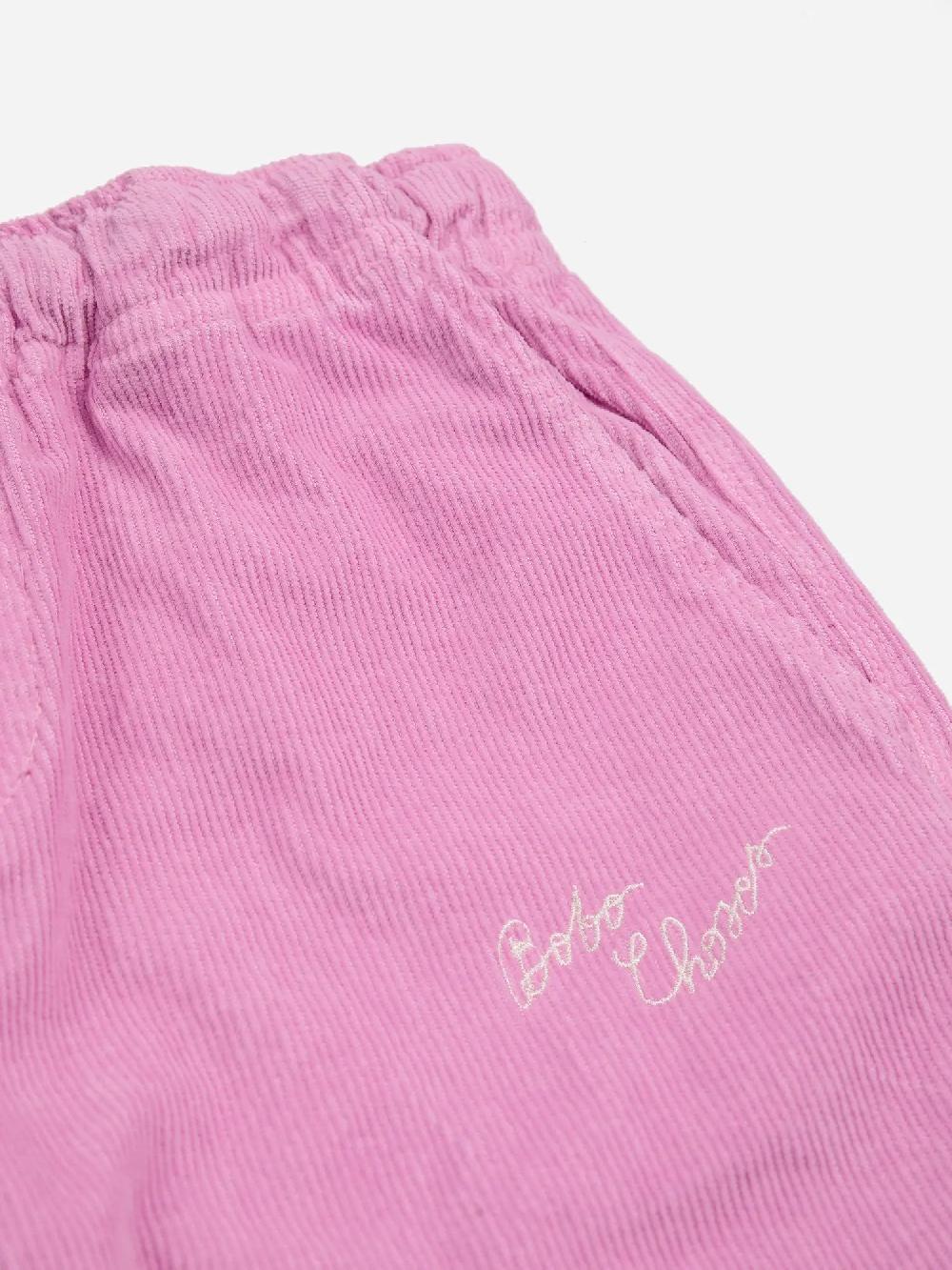 Bobo choses Bobo Choses pink corduroy straight pants Últimos 2 días