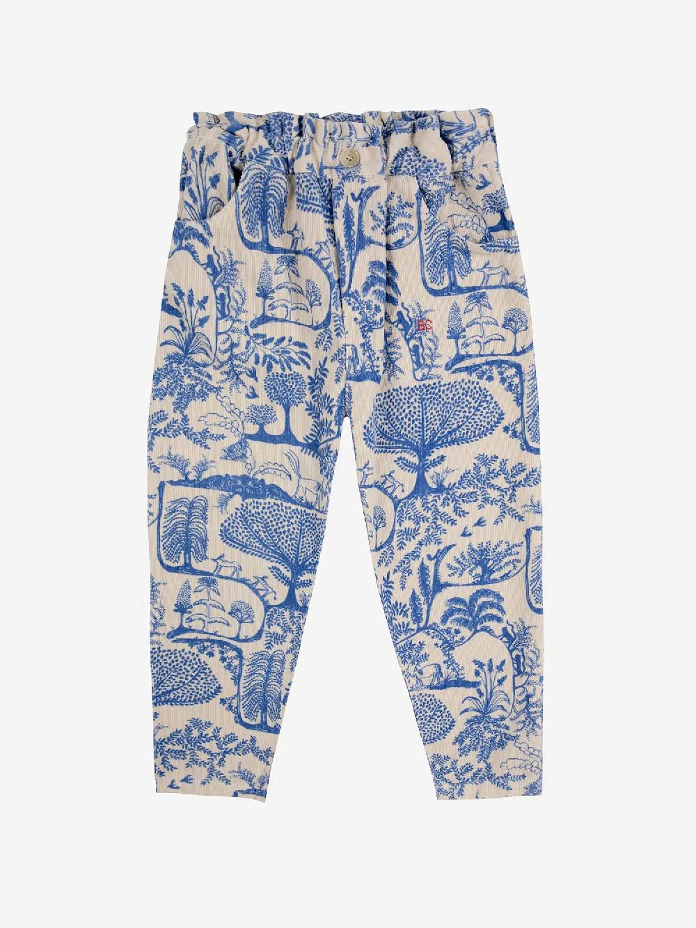 Bobo choses Wonderland all over micro corduroy paperbag pants Último día