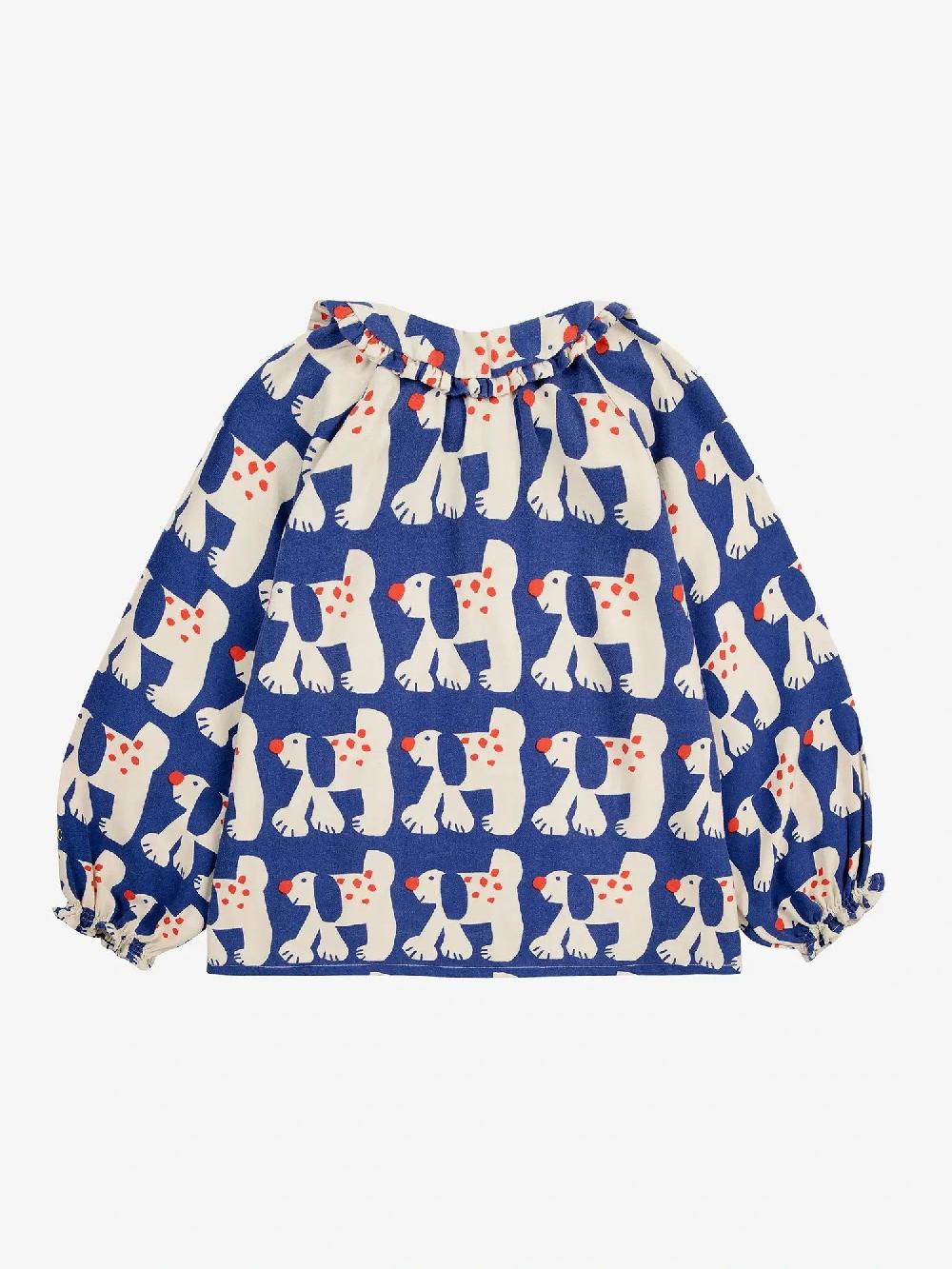 Bobo choses Fairy Dog all over ranglan sleeve woven blouse Superdescuento