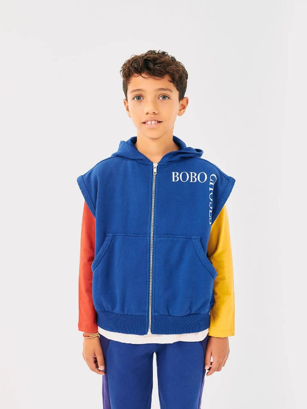 Bobo choses Bobo Choses sleeveles zipped hoodie