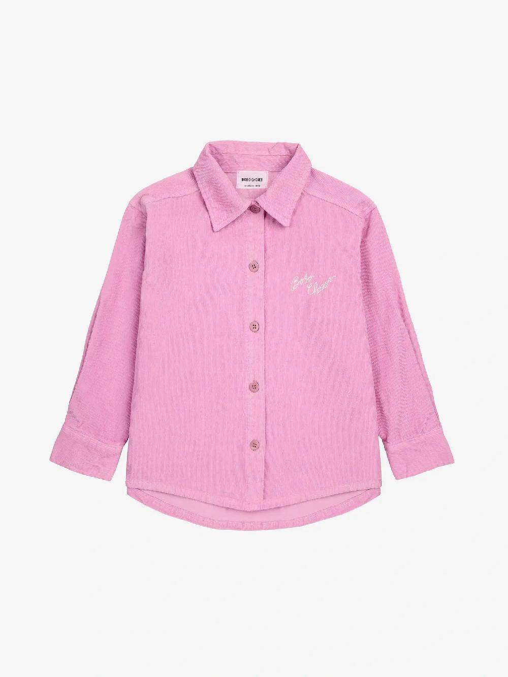 Bobo choses Bobo Choses embroidery corduroy shirt Envío internacional gratuito
