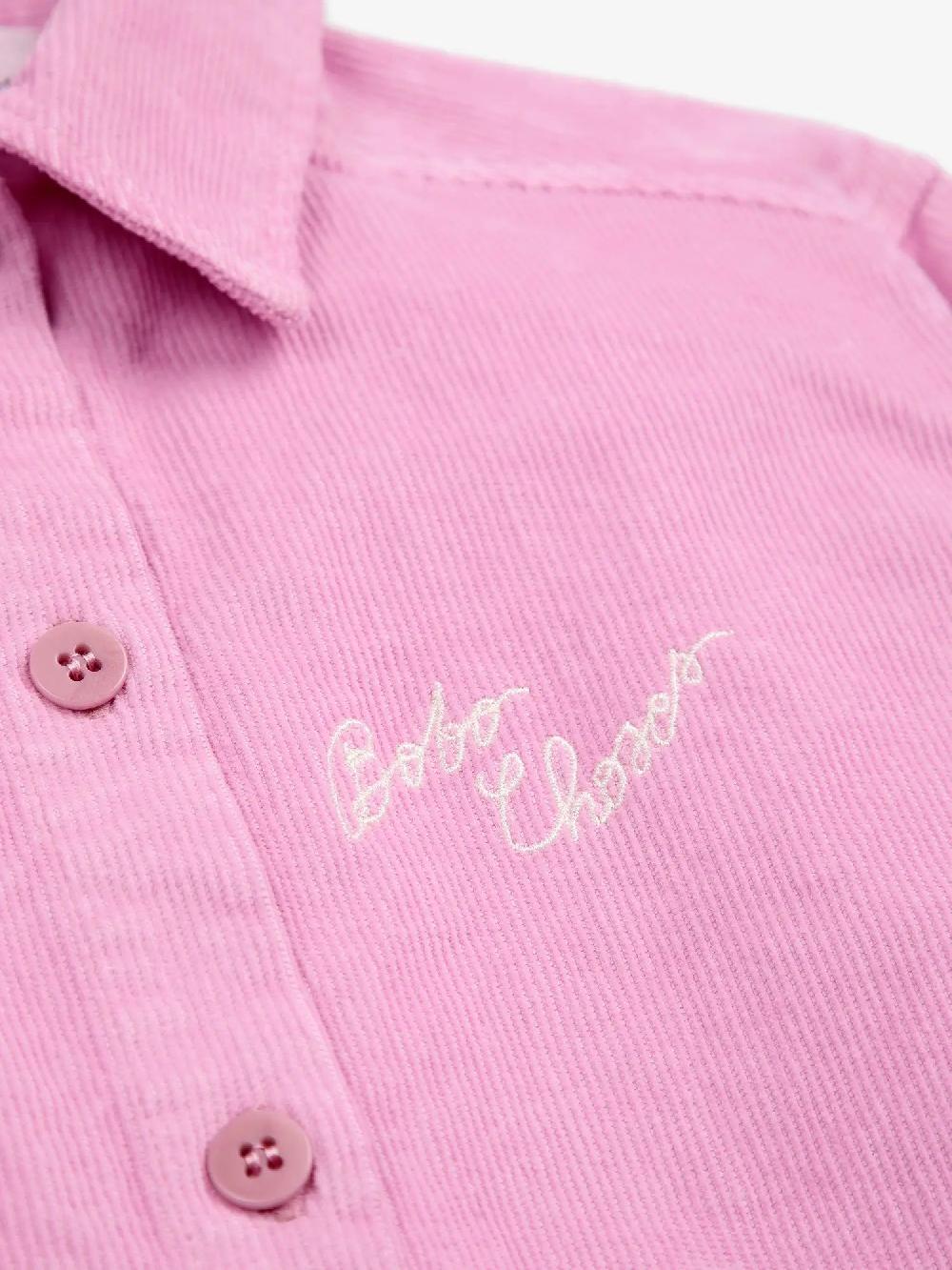 Bobo choses Bobo Choses embroidery corduroy shirt Envío internacional gratuito