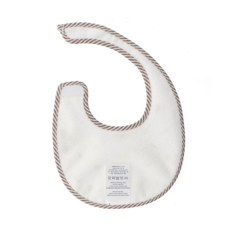 Cambrass BABERO REDONDO CON VELCRO GREENY BEIGE 16x19x1 CM Ofertas de temporada