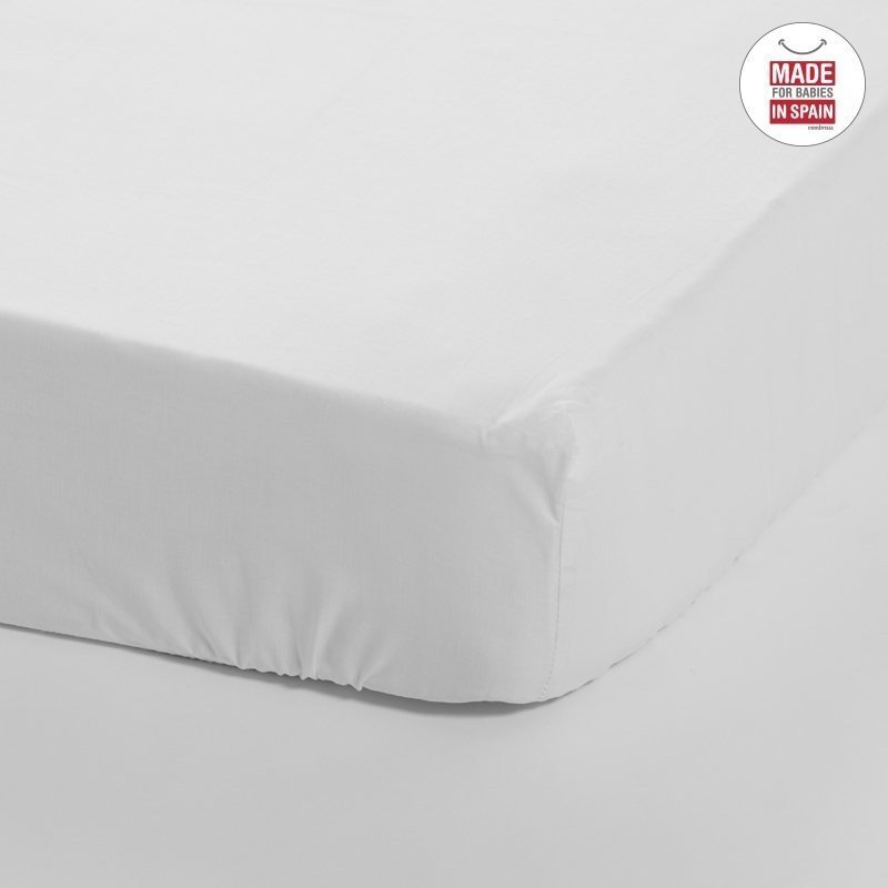 Cambrass SABANA BAJERA AJUST. (CUNA 70) 70x140x19 CM LISO E BLANCO Outlet